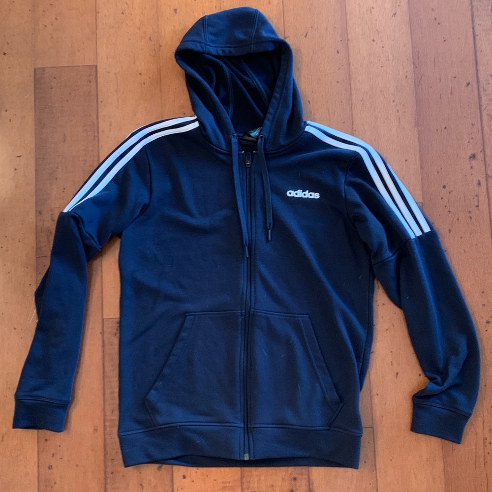 Men’s Adidas Hoodie Navy Blue